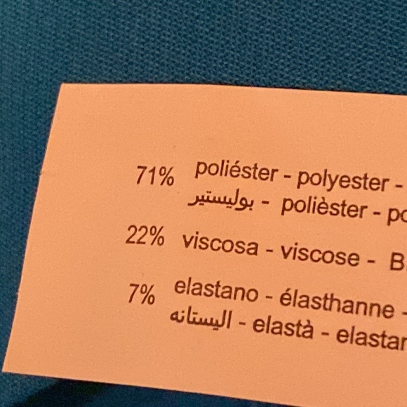 NWT. Zara Turquoise Gold Button High-Waisted Shorts. Size XS, S, M, L. - Picture 9 of 10